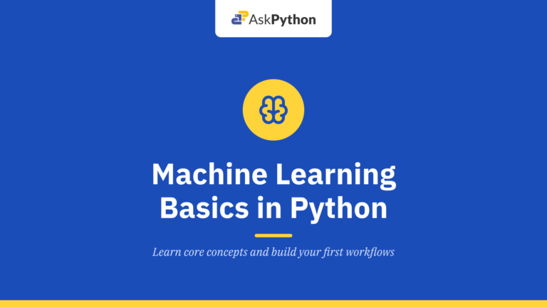 Machine Learning Basics in Python 3.13