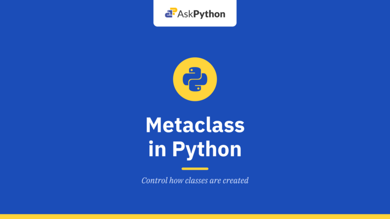 Metaclass in Python