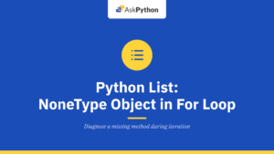 Python List: NoneType Object has No append Attribute in for loop