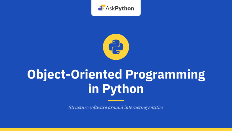 Object-Oriented Programming in Python