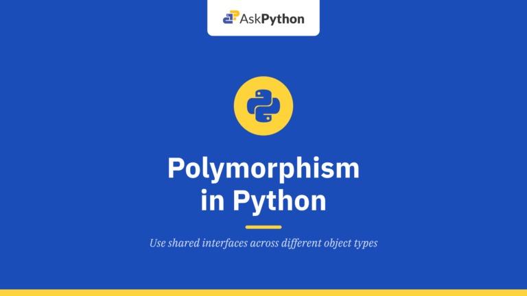 Polymorphism in Python