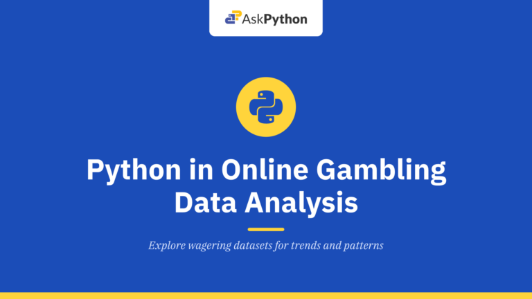 The Power Of Python In Online Gambling Data Analysis