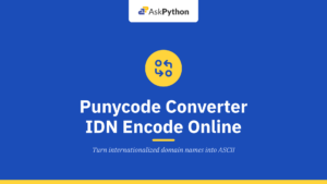 Punycode Converter (IDN Encode Online) Free Tool