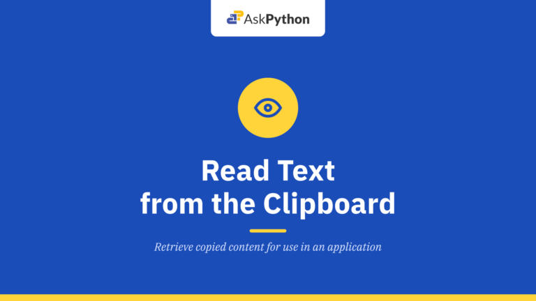 How do I read text from the clipboard?