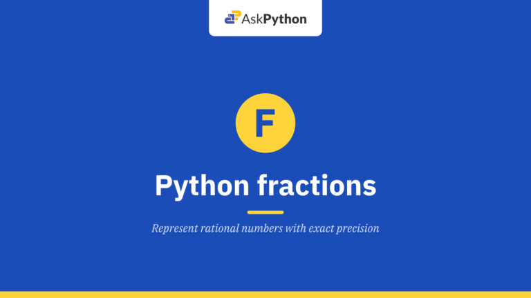 Python fractions Module