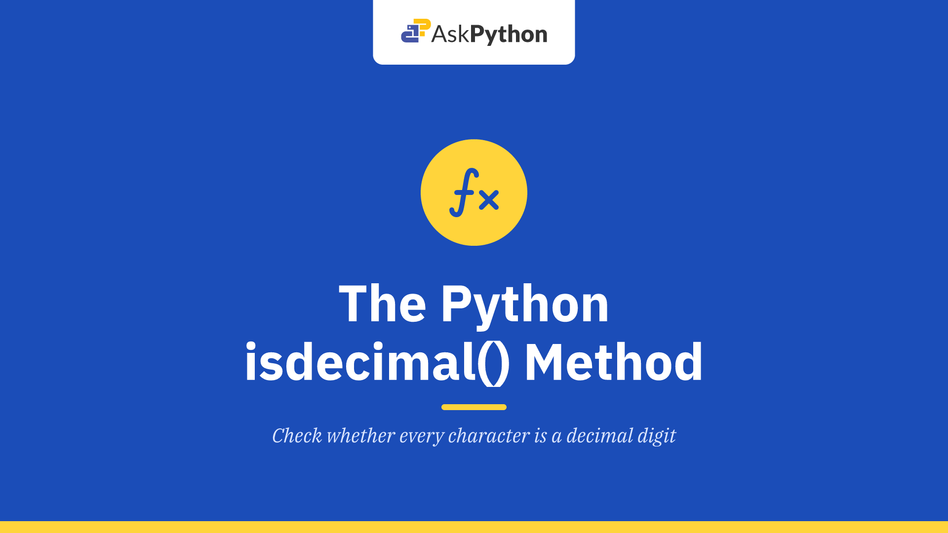 Python isinstance() Method - AskPython