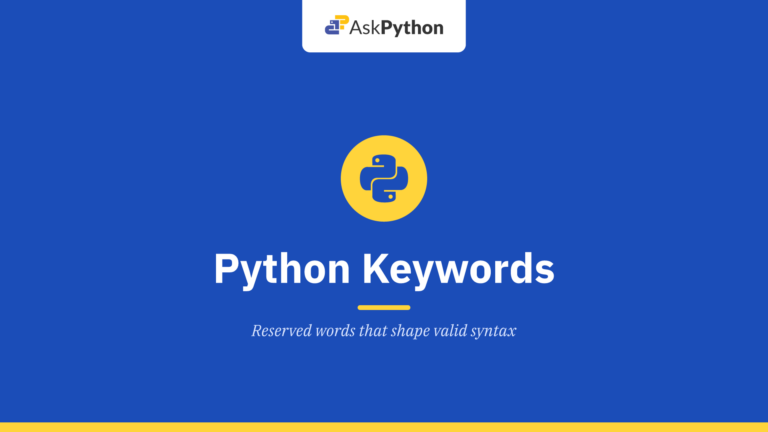 Python Keywords