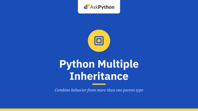 Python Multiple Inheritance