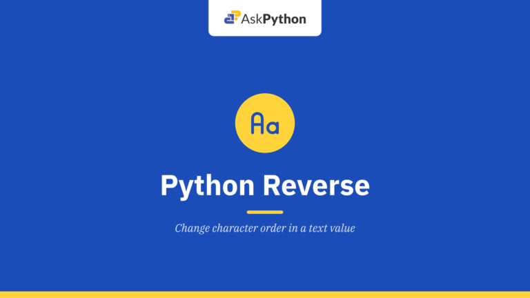 Python Reverse String