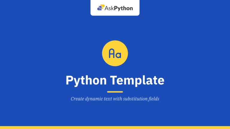 Python Template Strings