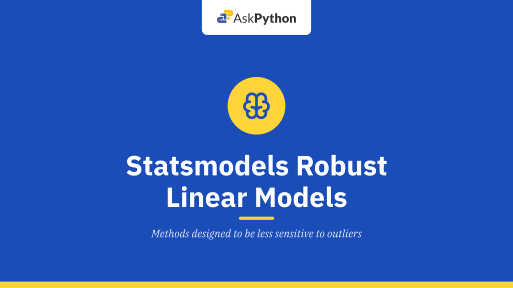 Statsmodels Linear Regression: A Guide to Statistical Modeling - AskPython