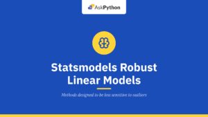 Statsmodels Robust Linear Models
