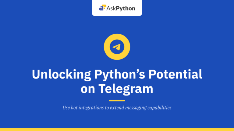 Unlocking Python’s Potential on Telegram